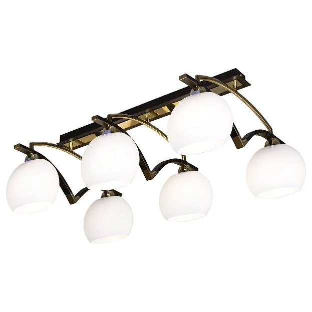 светильник потолочный, E14, 6x40W Velante 269-327-06 Современный стиль