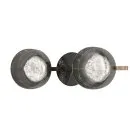 Настенный светильник Delight Collection MT9128-2W black/smoke