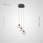 Готовая комбинация светильников ELVARD COMBO 3 лампы. Диск Lampatron elvard-combo-3-disk 6953-19074