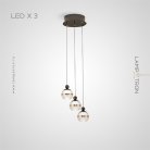 Готовая комбинация светильников ELVARD COMBO 3 лампы. Диск Lampatron elvard-combo-3-disk 6953-19074