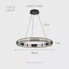 Кольцевые люстры и светильники SIGURD Тип B. Размер M Lampatron 8642-24135