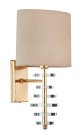 Бра Crystal Lux ARMANDO AP1.2 GOLD 0181/401.2