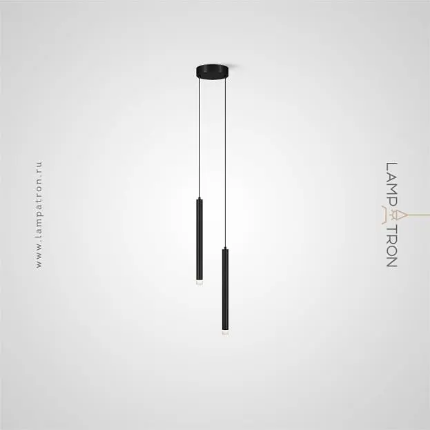 Готовая комбинация светильников HOWARD DUO Цвет Черный Lampatron 7754-21786 Готовая комбинация светильников HOWARD DUO Цвет Черный Lampatron 7754-21786