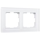 Рамка на 2 поста Werkel W0021105 (белый матовый) a051289 Favorit