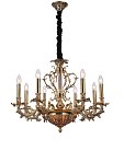 Подвесная люстра Lucia Tucci Firenze 1780.8.2 Antique Gold