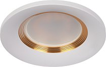 Точечный светильник ЭРА KL107 WH/GD