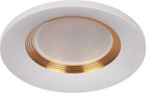 Точечный светильник ЭРА KL107 WH/GD
