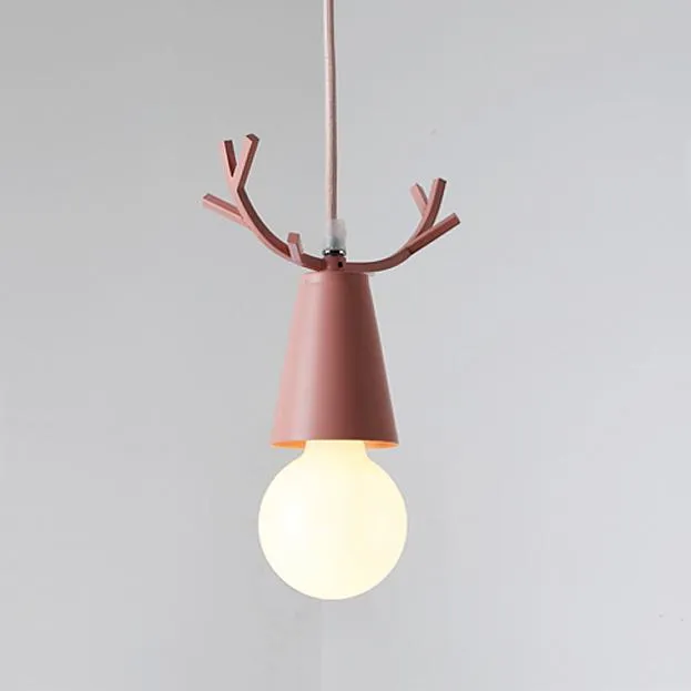 Подвесной светильник DEER ONE Цвет розовый. Lampatron 1068-1200 Подвесной светильник DEER ONE Цвет розовый. Lampatron 1068-1200