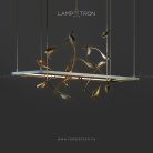 Реечный, рядный светильник ALLURE Размер S. Цвет Латунь Lampatron 5018-12782