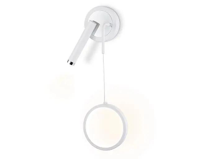 Настенный светодиодный светильник WH/CH белый/хром 10W 4200K 500*227*90 Ambrella light FL51651/1+1 Настенный светодиодный светильник WH/CH белый/хром 10W 4200K 500*227*90 Ambrella light FL51651/1+1