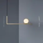 Подвесной светильник CENTURY Модель A (шар, гориз.). Lampatron century-a 2418-5319