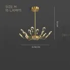 Люстра GLORIOLE UP Тип А. Размер M. 16 LED Lampatron gloriole-up-a-m 9129-26006