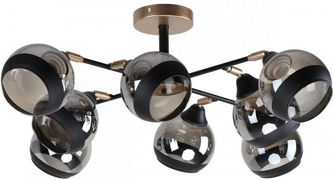 Потолочная люстра Imex MD.51848-8-S-BK+CPN