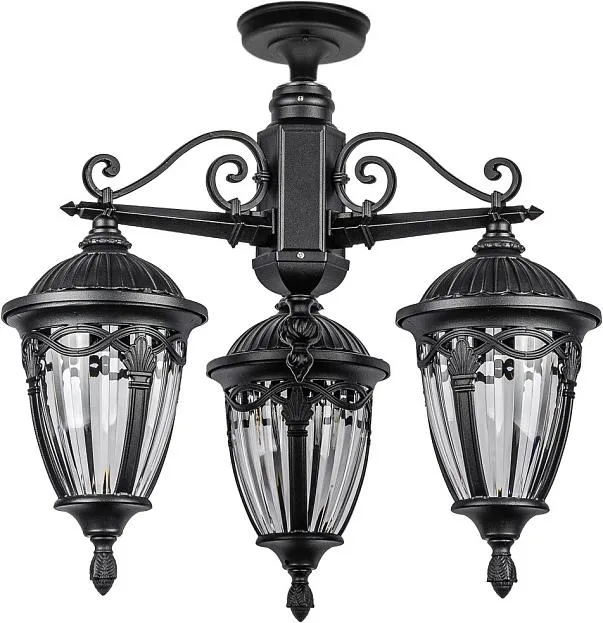 Потолочный светильник уличный Oasis Light 86370A 3 02 Bl FES Потолочный светильник уличный Oasis Light 86370A 3 02 Bl FES