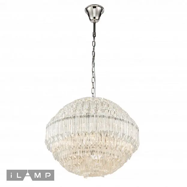 Подвесная люстра iLamp Manhattan 103D-10 Nickel Подвесная люстра iLamp Manhattan 103D-10 Nickel