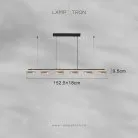 Реечный, рядный светильник EILERT LONG 6 плафонов Lampatron eilert-long-6 9053-25772