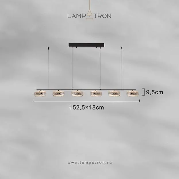 Реечный, рядный светильник EILERT LONG 6 плафонов Lampatron eilert-long-6 9053-25772 Реечный, рядный светильник EILERT LONG 6 плафонов Lampatron eilert-long-6 9053-25772