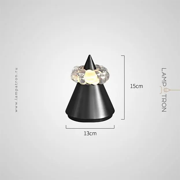 Настольная лампа LEK Тип A. Цвет черный Lampatron 8857-25001 Настольная лампа LEK Тип A. Цвет черный Lampatron 8857-25001