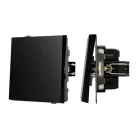 Механизм выключателя одноклавишный непроходной SWT-TENDO-MK01-PL-BK (230V, 10A) Arlight 054035