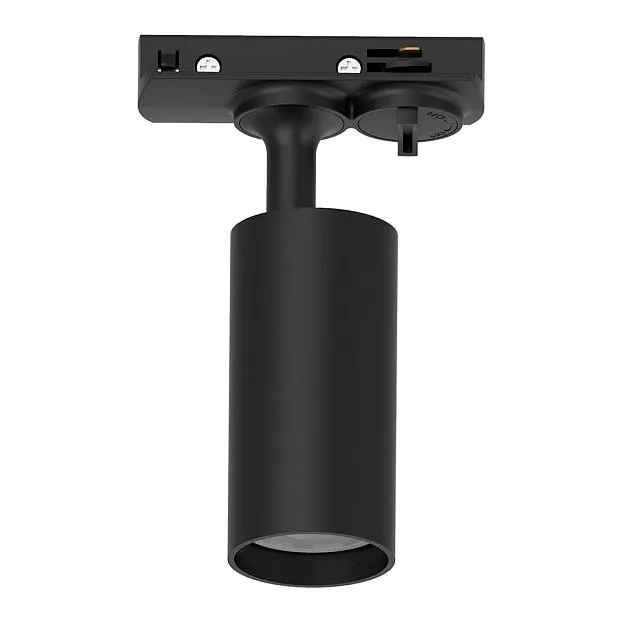 Светильник трековый однофазный на шинопровод под лампу GU10 черный Feron 51323