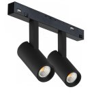 Поворотный магнитный трековый светильник iLEDEX TECHNICAL 4822-005-D34-16W-40DG-3000K-BK VISION48/22