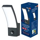 Настенный светильник уличный Uniel ULU-S71A-12W/4000K SENSOR IP65 BLACK