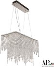 Люстра светодиодная хрустальная APL LED SH05.57.D.Ni.4000 Sicilia