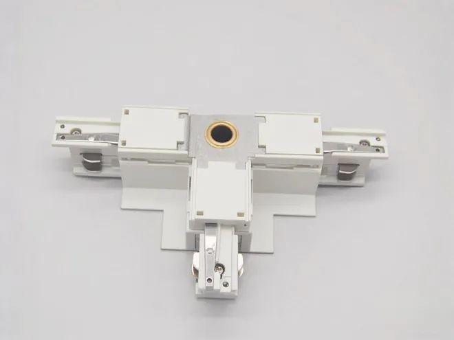 Соединение тройное правое перекидное встраиваемое с подводом питания к треку 5030xx-R БЕЛЫЙ Lightstar 503136-RPSR Quattro