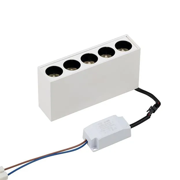 Накладной белый LED светильник с драйвером, 10Вт, 4000К, 36°, 765лм Vitaluce VT0200060-00 Накладной белый LED светильник с драйвером, 10Вт, 4000К, 36°, 765лм Vitaluce VT0200060-00