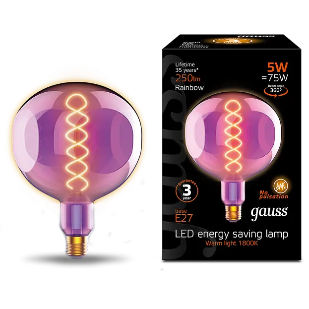 Лампа Gauss 1007802103 Filament Oversize