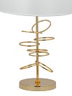 Настольная лампа Lumina Deco LDT 5530 F.GD+WT Milari Molari
