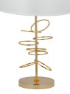 Настольная лампа Lumina Deco LDT 5530 F.GD+WT Milari Molari