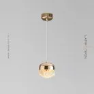 Подвесной светильник NOOR Размер S. Цвет золото. Стандарт. Lampatron 8523-23614