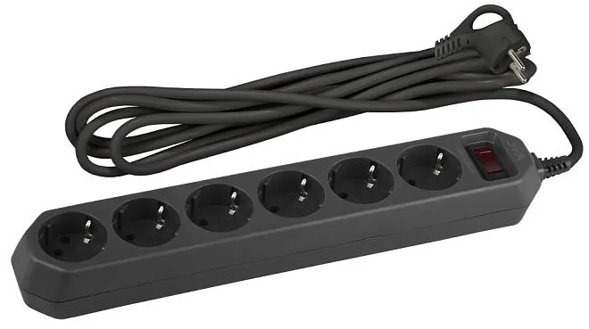 Розеточные блоки, удлинители ЭРА USF-6es-3m-B-BOX