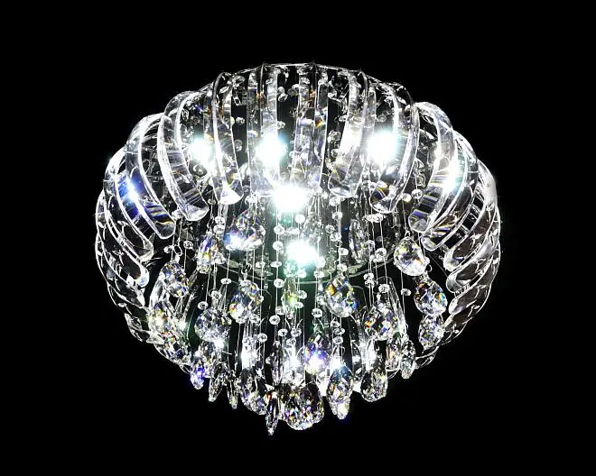 Хрустальная потолочная люстра Lumina Deco LDC 6511-550 Preci Хрустальная потолочная люстра Lumina Deco LDC 6511-550 Preci