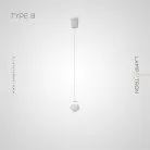 Подвесной светильник SYRUS Тип B. Цвет Белый Lampatron 7273-20036