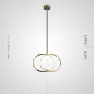 Подвесной светильник ARVET Горизонтальный. Размер S. Цвет золото. Lampatron 1784-320