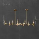 Реечный рядный светильник INGARDA LONG 10 ламп Lampatron f-ingarda-long-10 6305-16979