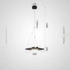 Подвесной светильник VILLEM Размер L. Цвет темное дерево Lampatron villem-darkwood-l-neut 9031-25697