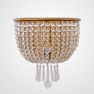 Бра Jacqueline White Sconce Brass ImperiumLoft 219343-22