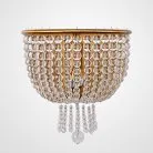 Бра Jacqueline White Sconce Brass ImperiumLoft 219343-22
