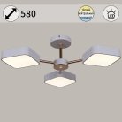 Потолочная люстра Reluce 03360-0.3-03 WH+FGD
