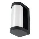 Светильник садово-парковый DH1901, на стену, E27 230V, черный/зеркальный Feron 52186 Бостон