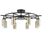 Потолочная люстра Lightstar LR7184080 RULLO ЧЕРНЫЙ/ЗОЛОТО