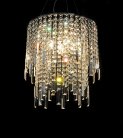 Хрустальная подвесная люстра Lumina Deco LDP 2159-450 CHR ZUCCHERO
