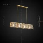 Реечный, рядный светильник SARIA LONG 4 лампы Lampatron f-saria-long-4 5977-15861