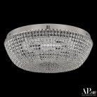 Люстра светодиодная хрустальная с пультом APL LED SH501.2.50.E.LED-DIM.Ni Sicilia