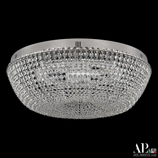 Люстра светодиодная хрустальная с пультом APL LED SH501.2.50.E.LED-DIM.Ni Sicilia Люстра светодиодная хрустальная с пультом APL LED SH501.2.50.E.LED-DIM.Ni Sicilia
