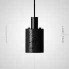 Подвесной светильник ROGERD SMALL Камень. Цвет Черный Lampatron rogerd-small-stone-black 5173-13216