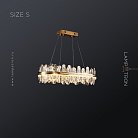 Реечный, рядный светильник LAURENT LONG Размер S. Цвет Латунь Lampatron laurent-long-s-brass 7514-20922